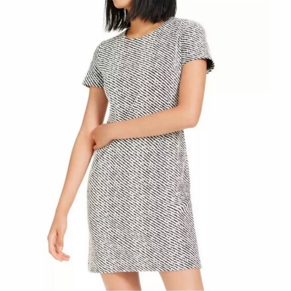 Calvin Klein Jacquard Pointe Knit Sheath Dress - Picture 4 of 4